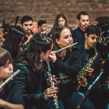 Alunos de percussão encerram ciclo de recitais da Banda Lira