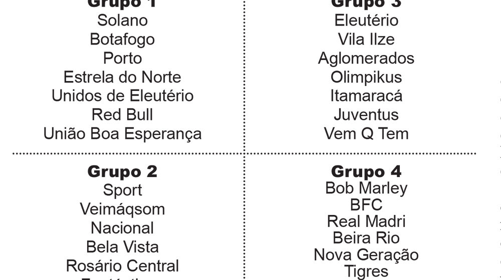 Grupos da Copa Transição são apresentados pela SEL