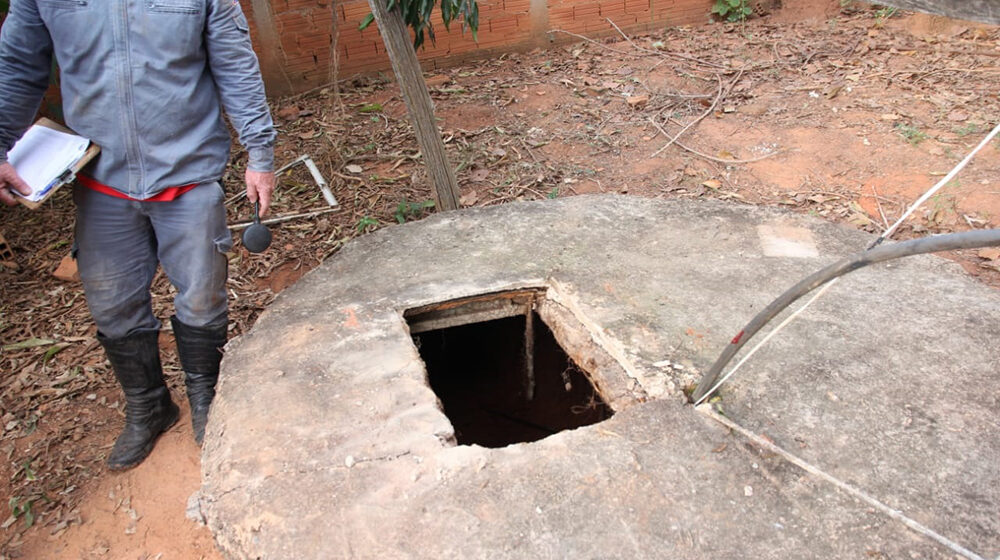 No Machadinho, pai e filho ficam presos em poço de 15 metros de profundidade