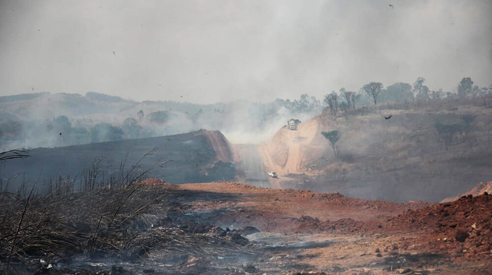 Nuvem de fumaça cobre Itapira no feriado de Nossa Senhora da Penha