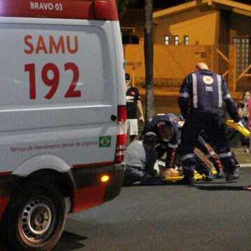 Idoso é atropelado na Avenida Liberdade