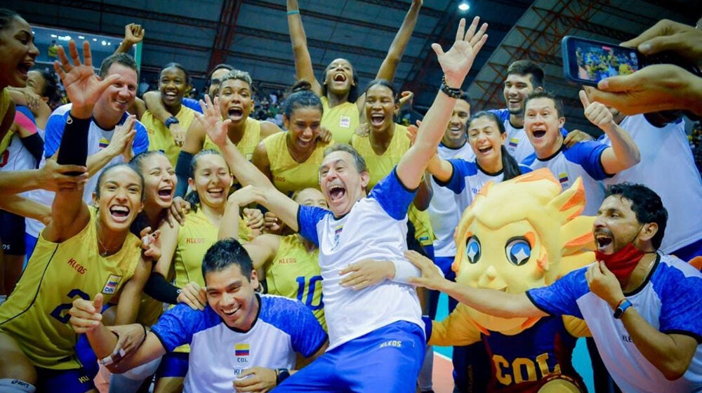 Rizola faz história no vôlei colombiano