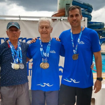 Natação master volta de Limeira com sete medalhas