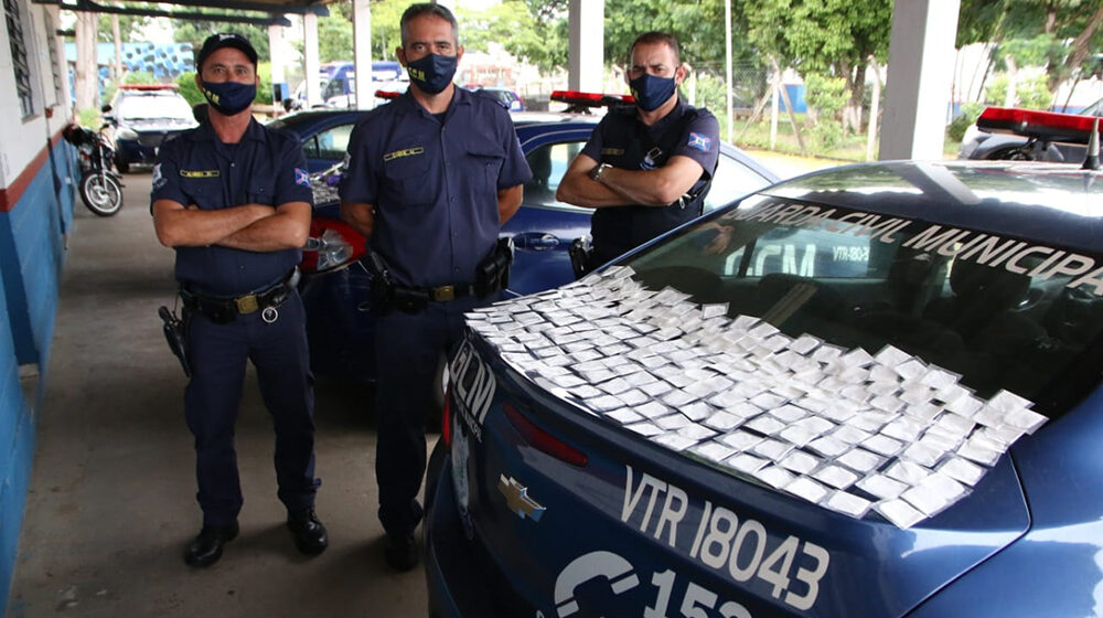 GCM apreende cocaína e maconha no Cubatão