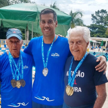 Natação Master conquista sete medalhas em Piracicaba