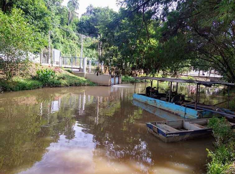 SAAE retoma desassoreamento do Ribeirão da Penha