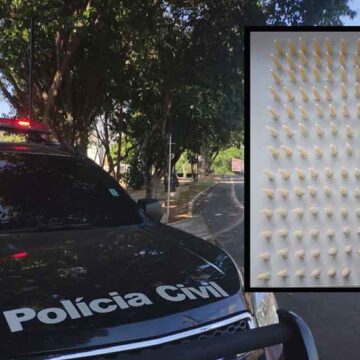 Operação da Polícia Civil detém traficante e apreende 130 pinos