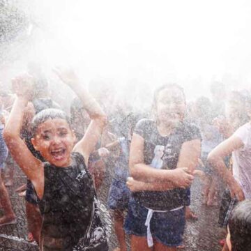 Parque garante a diversão da criançada no feriado