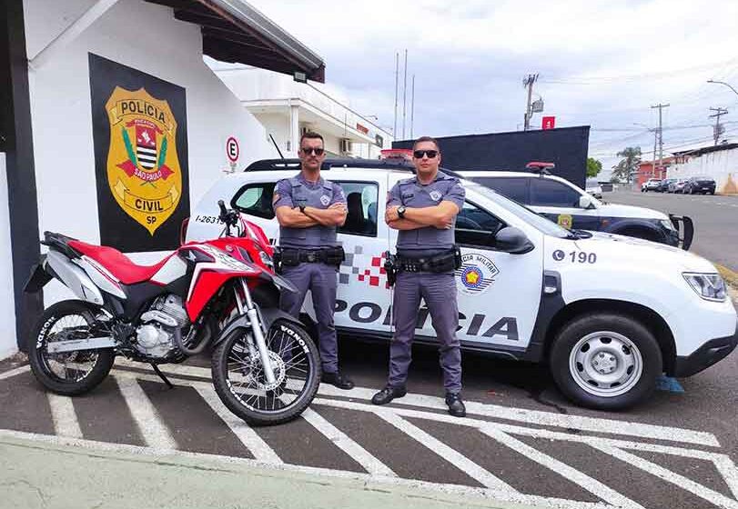 PM recupera moto roubada com menor no Luppi