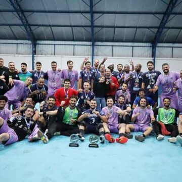 Handebol masculino é campeão da Liga Estadual de forma invicta