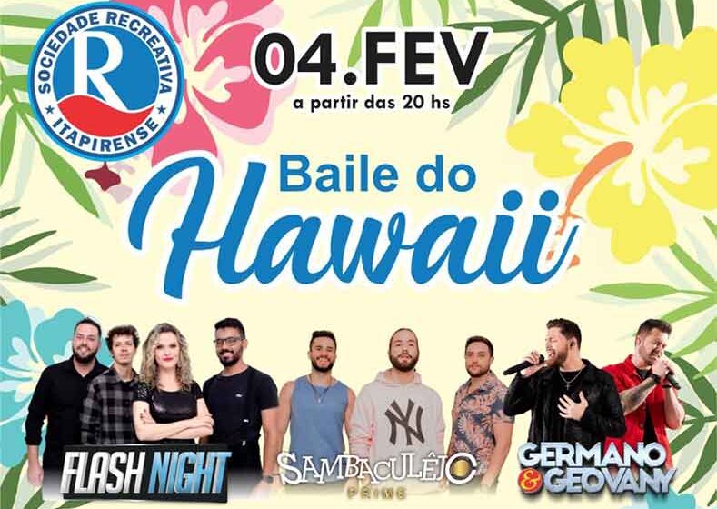 Recreativa anuncia o retorno de seu “Baile do Hawaii”