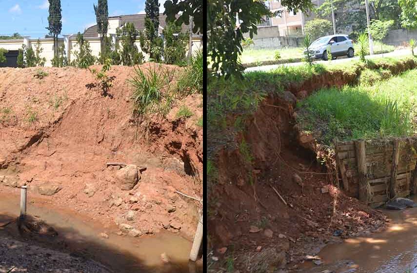 Moradores do Santa Marta preocupados com assoreamento do córrego