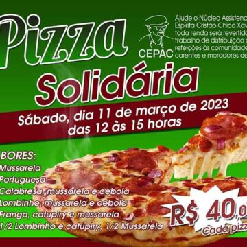 “Pizza Solidária” chega a sua terceira edição