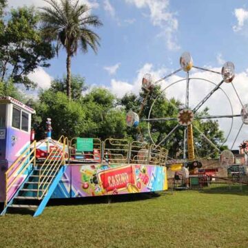 Diversão no parque da Festa de Maio está liberada