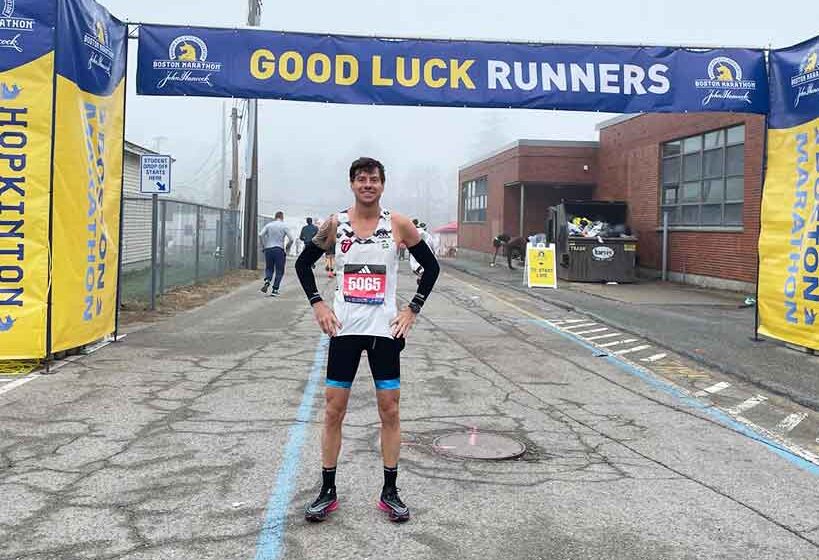 Victor Carvalho conclui a 127ª Maratona de Boston