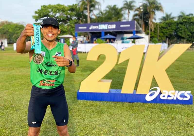 Melki alcança sua melhor marca na 21k Asics Golden Run