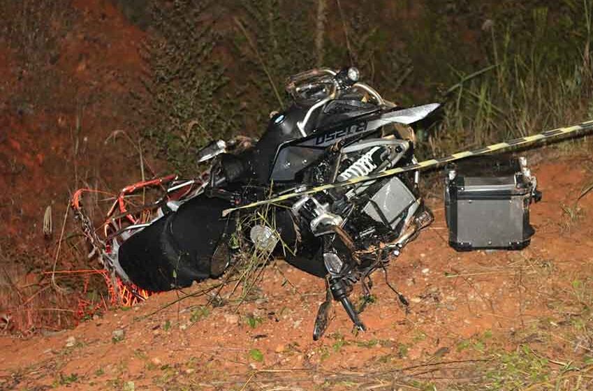 Valeta na ‘curva da Usina’ é palco de mais um acidente com moto