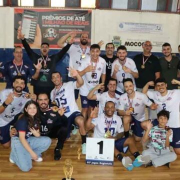 Handebol masculino é tricampeão dos Jogos Regionais