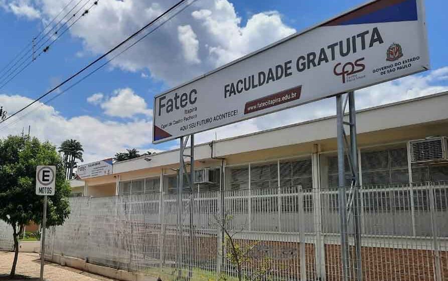  Fatec Itapira abre transferência para 132 vagas remanescentes