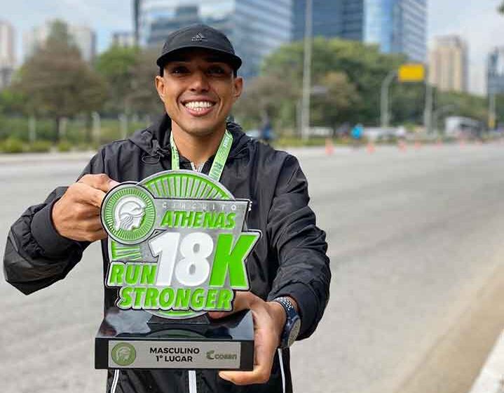 Melki Ribeiro é campeão no Athenas Run Stronger