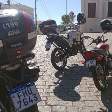 Moto com numeração “raspada” é apreendida após ação da PM