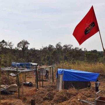 Área de preservação em Vergel é ocupada por grupo de sem-terra