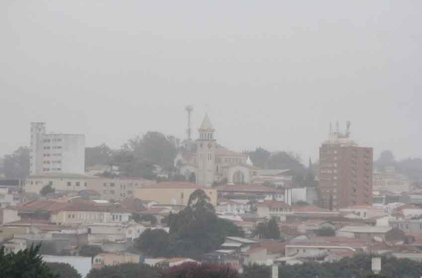 Temperatura em Itapira despenca quase 25 graus em três dias