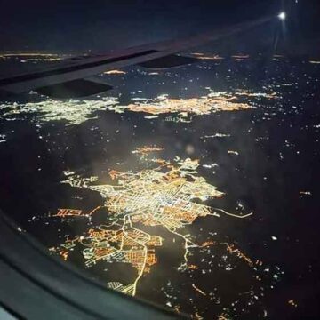 Imagem aérea de Itapira rendeu discussão sobre ‘lâmpadas LED’