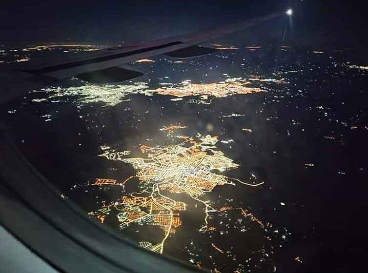 Imagem aérea de Itapira rendeu discussão sobre ‘lâmpadas LED’