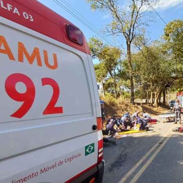 SAMU atendeu 110 acidentes envolvendo motos no 1º semestre