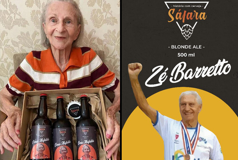 Zé Barreto e Dona Mafalda são homenageados em cerveja artesanal