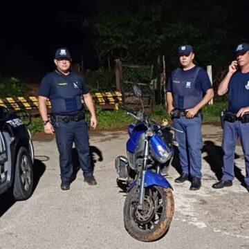 Entregador é assaltado no Centro, mas GCM recupera motocicleta em seguida