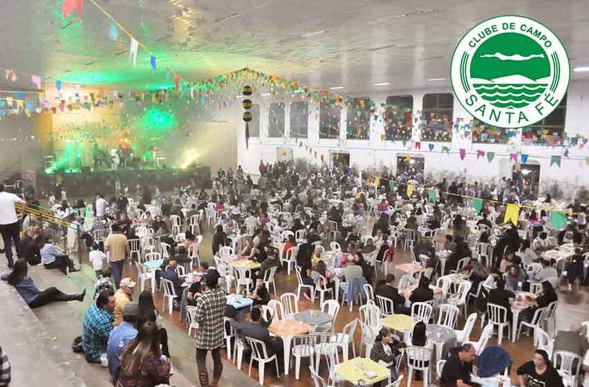 Santa fé promove noite de sucesso com Festa Junina