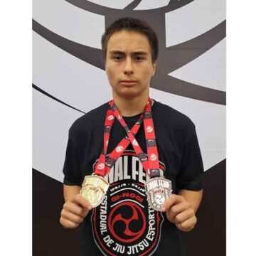 Lucca Royce é campeão Paulista de jiu-jítsu