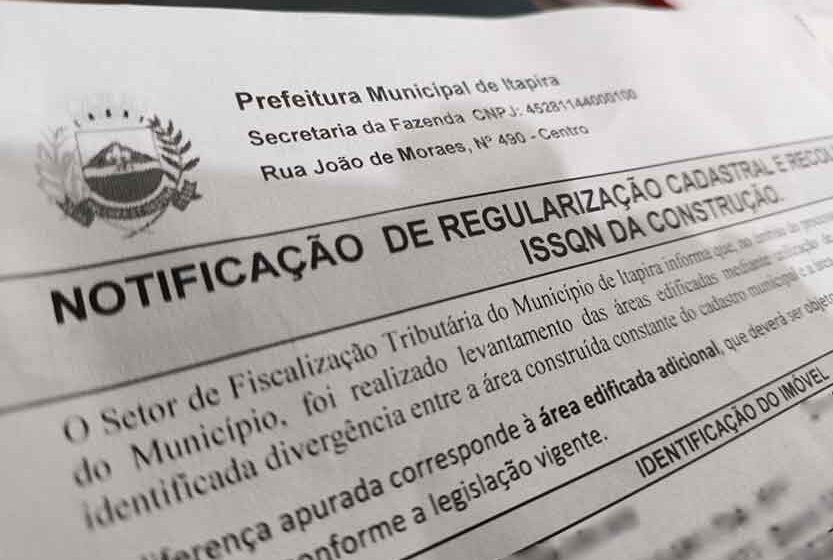 “Caça ao dinheiro”: Prefeitura atropela lei dos 5 anos e cobra imposto de obras antigas “Caça ao dinheiro”: Prefeitura atropela lei dos 5 anos e cobra imposto de obras antigas