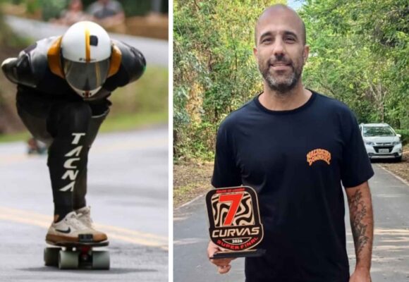 Alan Ornaghi conquista o título paulista e o vice brasileiro de Skate Downhill Speed